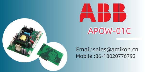 ABB APOW-01C Power Supply Board: Design and Applications